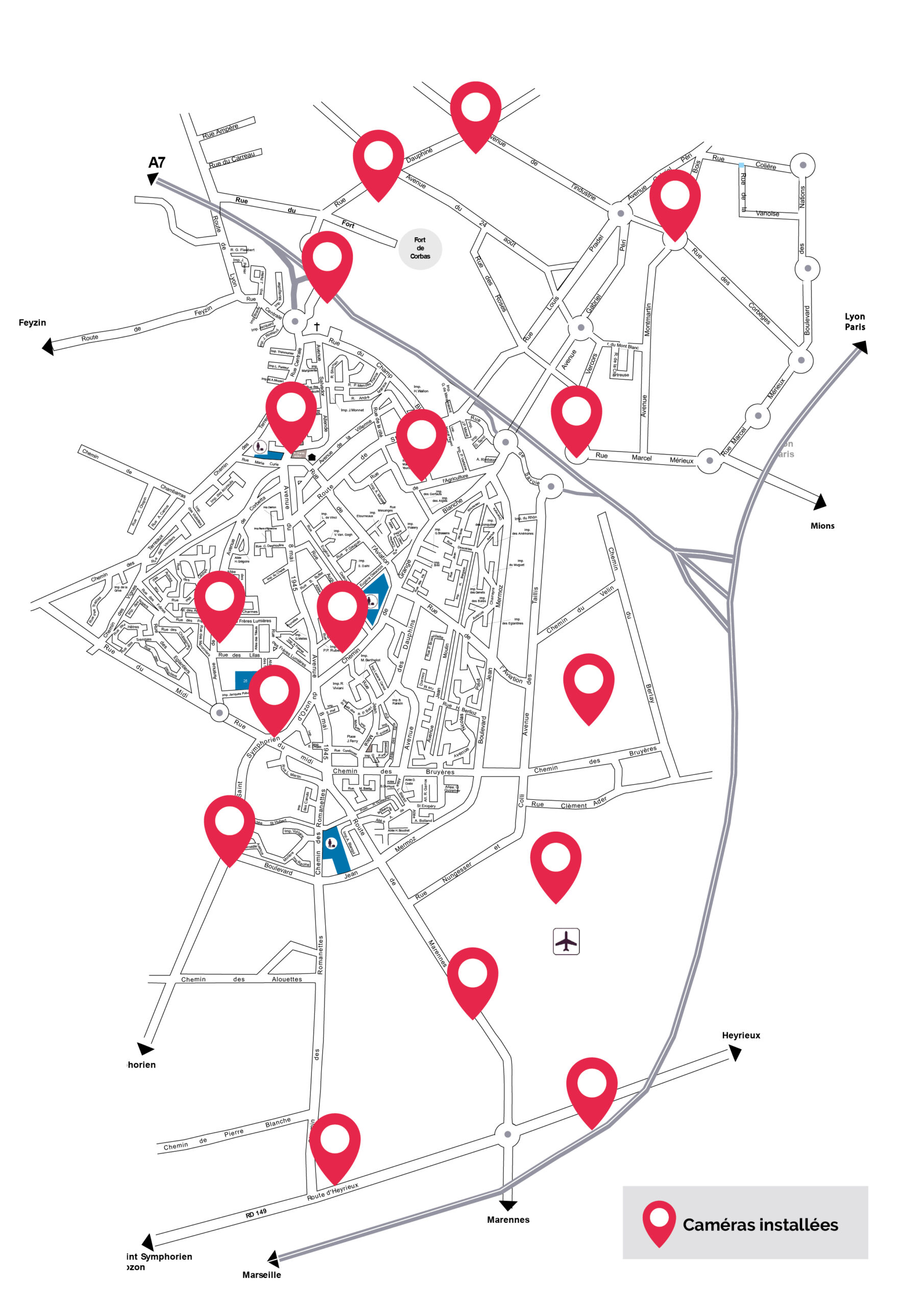 La vidéo protection - Ville de Corbas