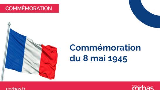Commémoration du 8 mai 1945 - Ville de Corbas
