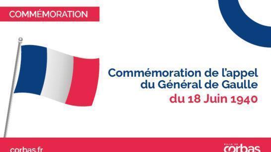 Commémoration de l'appel du Général de Gaulle - Ville de Corbas