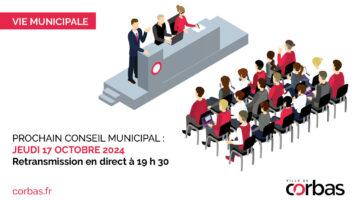 Conseil Municipal du 17 octobre - Ville de Corbas