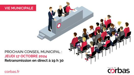 Conseil Municipal du 17 octobre - Ville de Corbas