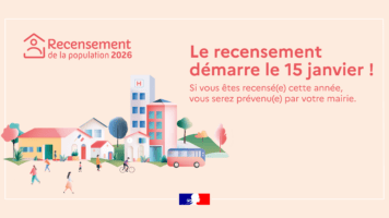 Rencesement de la population 2026 bandeau