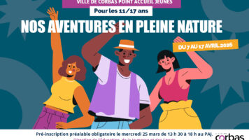 Visuel du PAJ avec 3 enfants souriants