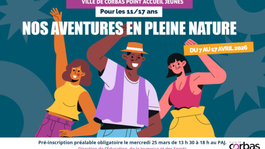 Visuel du PAJ avec 3 enfants souriants
