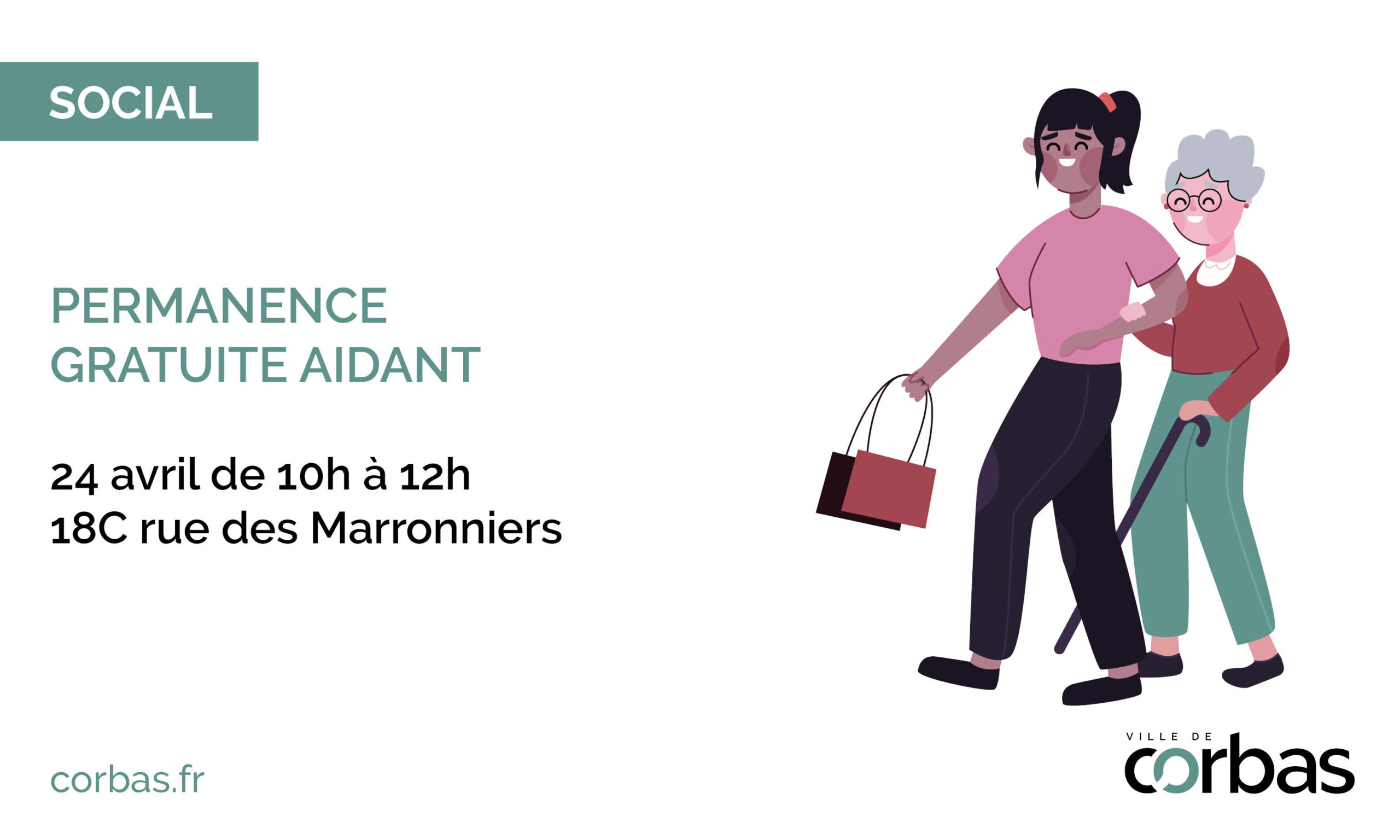 Permanence gratuite aidant - CCAS - 24 avril