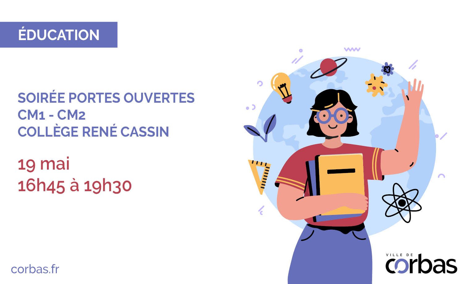 Soirée Portes Ouvertes - Collège René Cassin - 19 mai