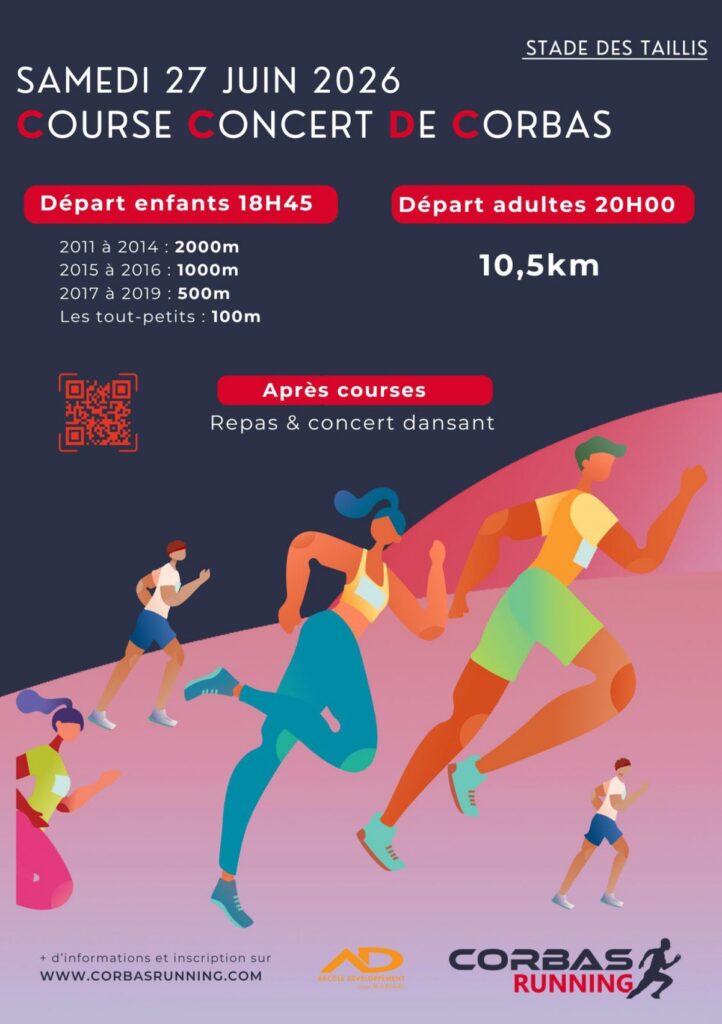 Course Concert de Corbas - 27 juin 2026