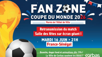Fan Zone mardi 16 Juin 2026 - Coupe du monde foot à Corbas