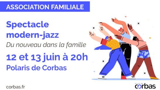 Spectacle de danse de modern-jazz - Association Familiale