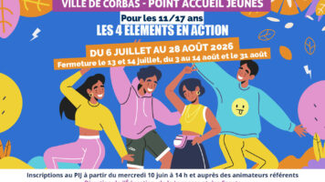 Vacances été avec le PAJ juillet-août 2026