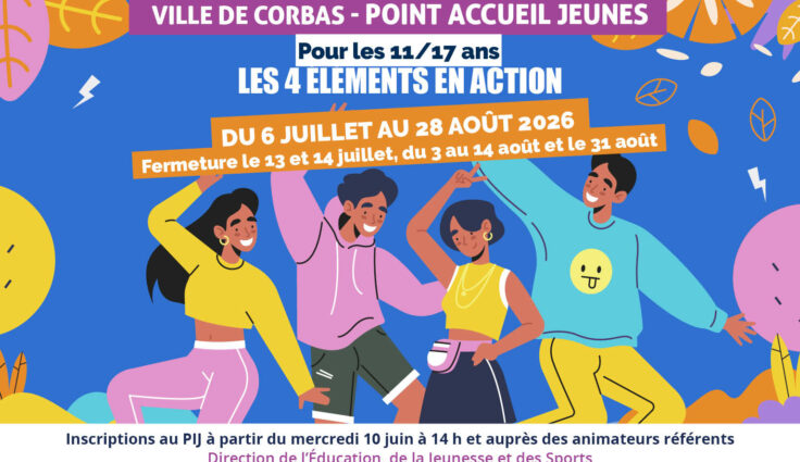 Vacances été avec le PAJ juillet-août 2026