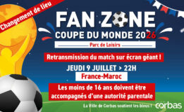 Fan zone coupe du monde de football 2026 - quart de final France-Maroc